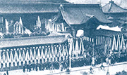 昭和11年の社葬の様子