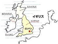 イギリスの地図