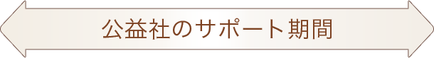 公益社のサポート期間